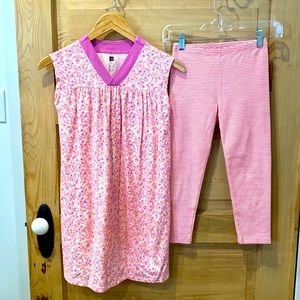 Tea Collection Dress and coordinating Capris, Girls Sz 10